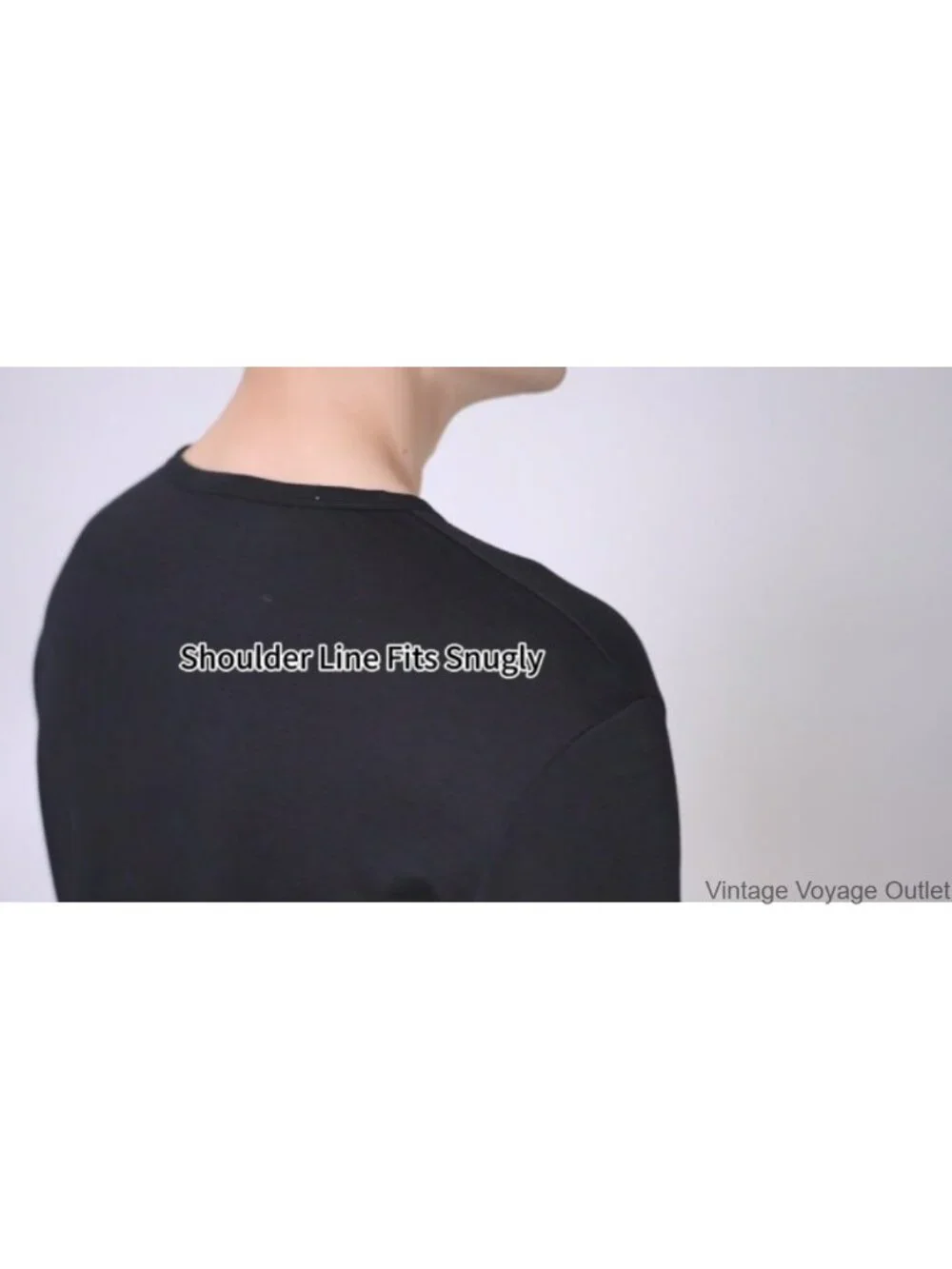 Men's Curved Hem Long Sleeve T-Shirt - Soft Stretchy Polycotton Crew Neck